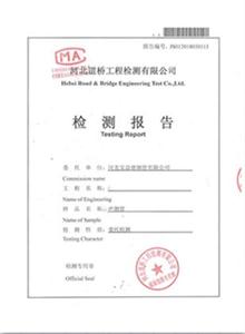 青岛公司检测报告